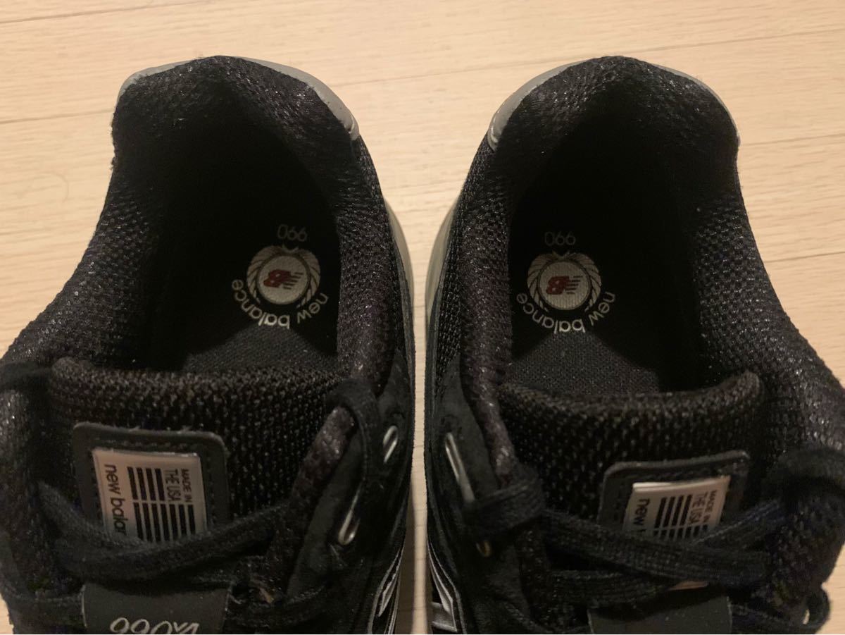 26cm new balance m990bk4 990 v4 m990 black ニューバランス