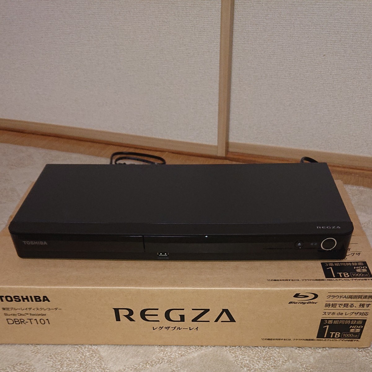 TOSHIBA REGZA レグザブルーレイ DBR-W1010-