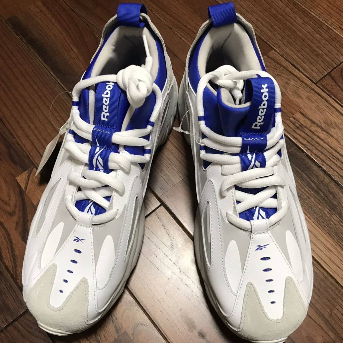 新品　定価10989円　Reebok DMX SERIES 1200 リーボック DMX シリーズ 1200 WHITE/SKULL GREY/CRUSHED COBALT dv7541 27.5cm_画像1