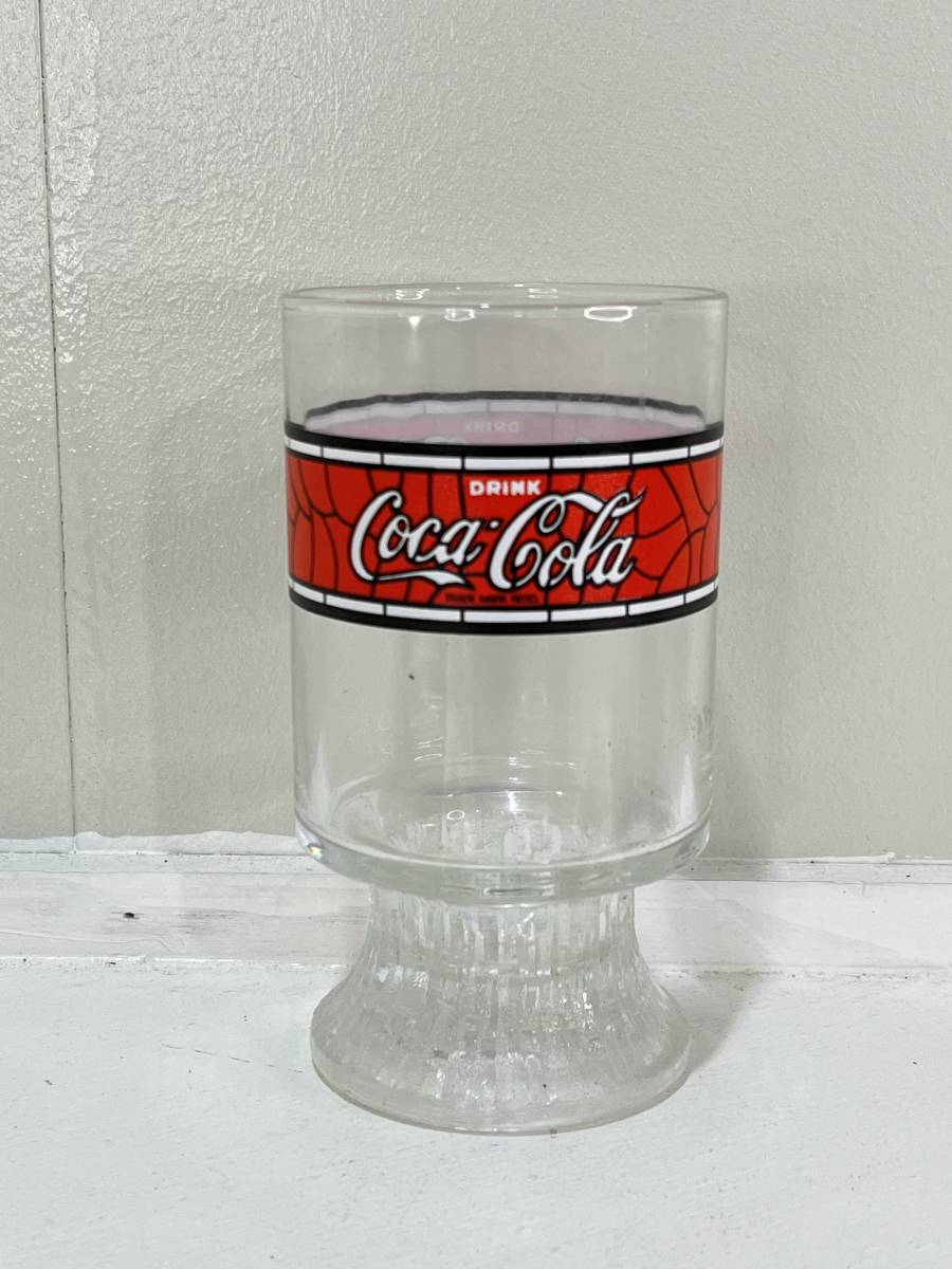 [Coca-Cola] Coca Cola Tiffany узор бокал Vintage новые товары gla лопата 6 шт. комплект с коробкой 