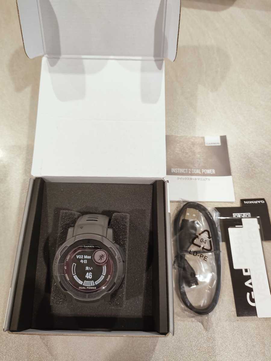 GARMIN Instinct2 DualPowerインスティンクト2 6月購入 - dentalmedica