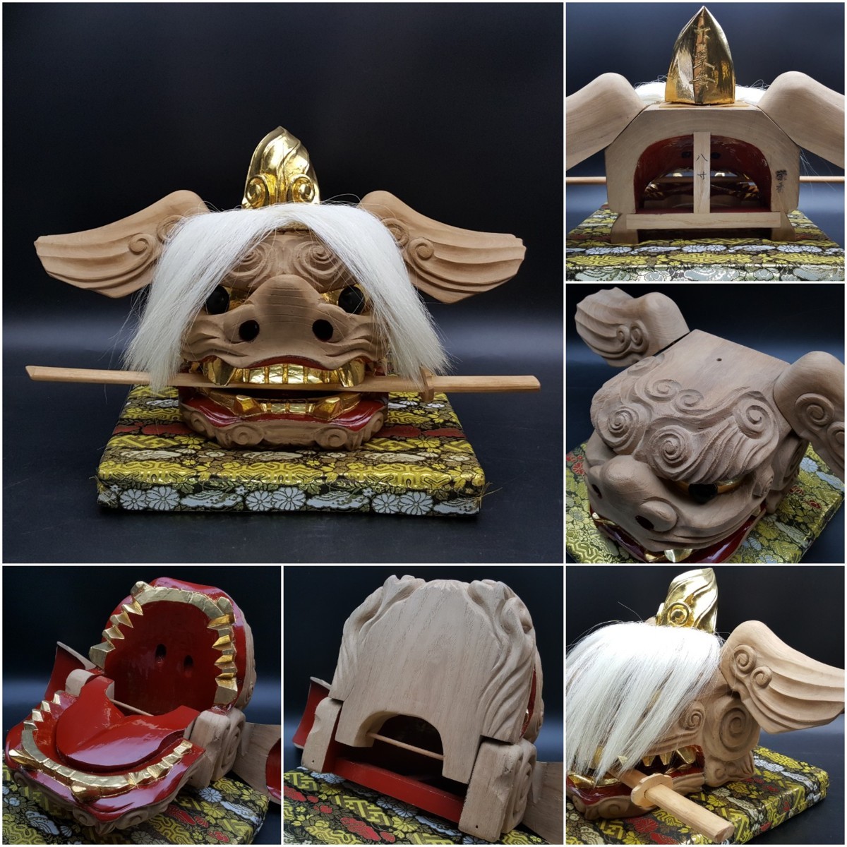 Yahoo!オークション - 【宝蔵】 伝統工芸品 超特大獅子頭 加賀 Yahoo!オークション - 【宝蔵】 伝統工芸品 超特大獅子頭 加賀