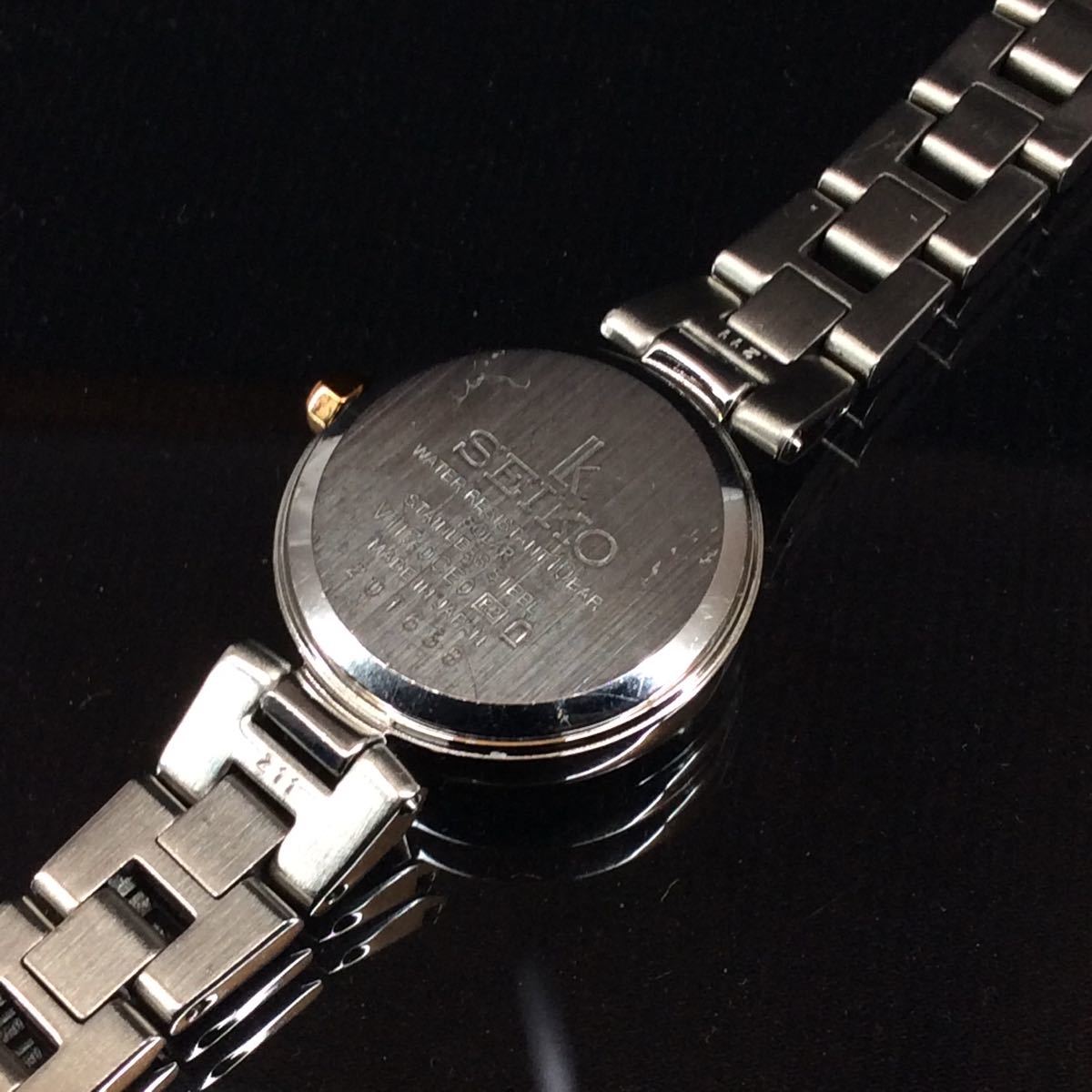 SEIKO セイコー LUKIA ルキア ソーラー ピンク文字盤 3針モデル 2012年