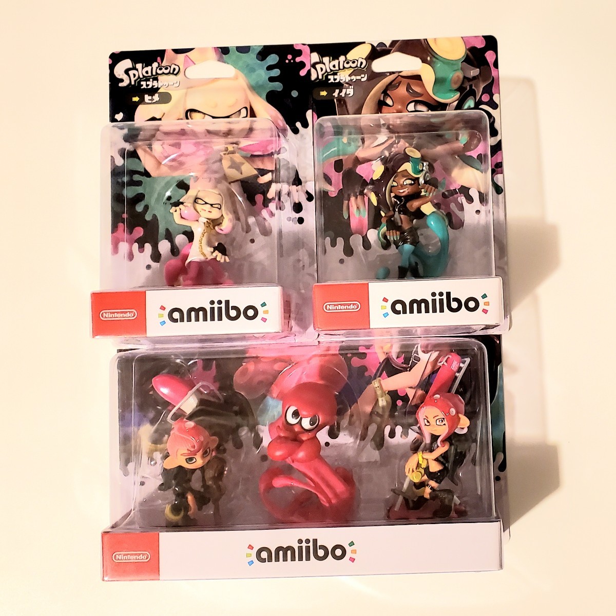 スプラトゥーン amiibo 5種 ヒメ タコボーイ トリプルセット 激安