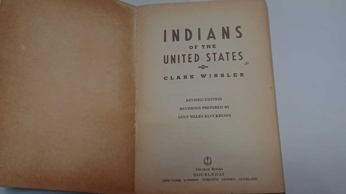 洋書:CLARK WISSLER/INDIANS OF THE UNITED STATES_画像3