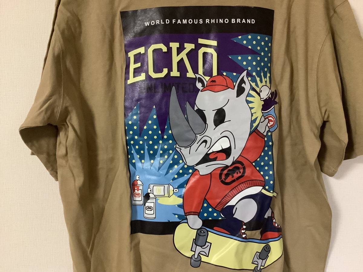 新品未使用　ecko unlted エコーアンリミテッド　半袖Tシャツ　Lサイズ　ブラウン　送料無料_画像2