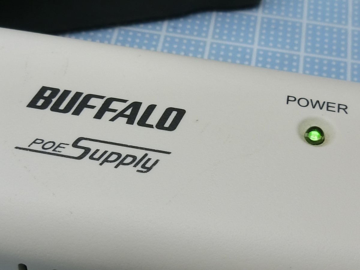 e368■WLE2-POE-S　PoE給電アダプタ　BUFFALO　バッファロー　(705)　〒370_画像2