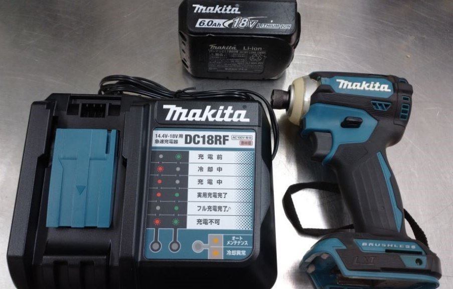 Makita マキタ 18v 6Ah 充電式インパクトドライバー TD171DRGX B 2018年製 囗T巛_画像2
