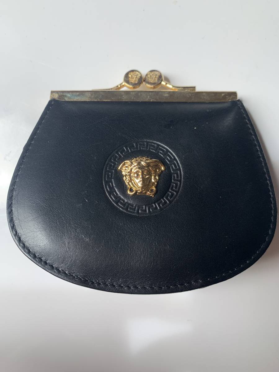 中古】ジャンニヴェルサーチ 小銭入れ コインケース_GIANNI VERSACE