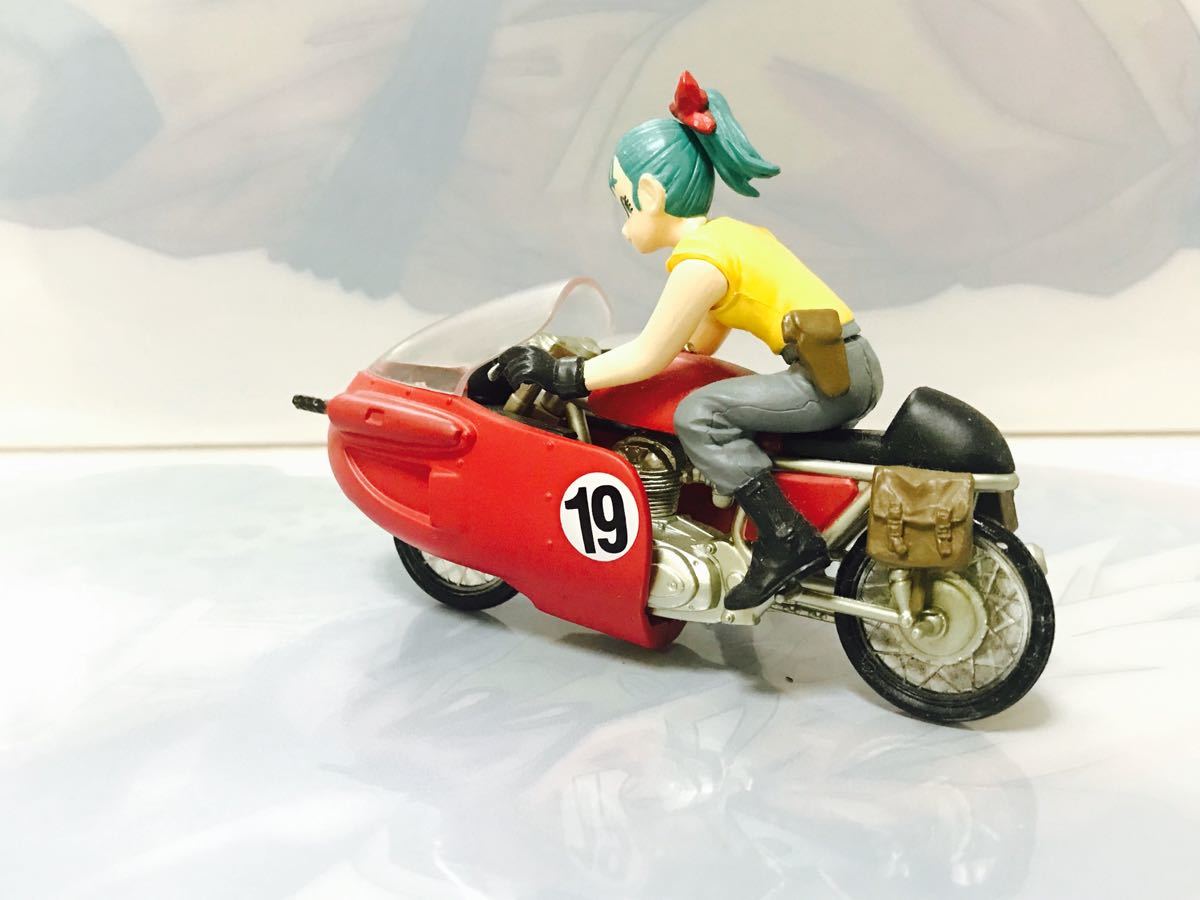 ドラゴンボール メカコレクションフィギュア ブルマ 赤バイク 美品!