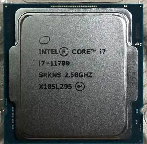 Intel Core i7-11700 SRKNS 8C 2.5GHz 16MB 65W LGA1200_画像1