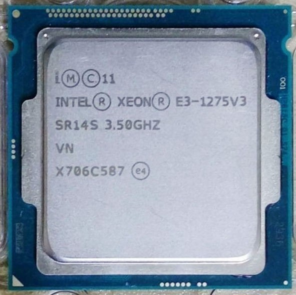 Intel Xeon E3-1275 v3 SR14S 4C 3.5GHz 8MB HD Graphics P4600 84W LGA1150