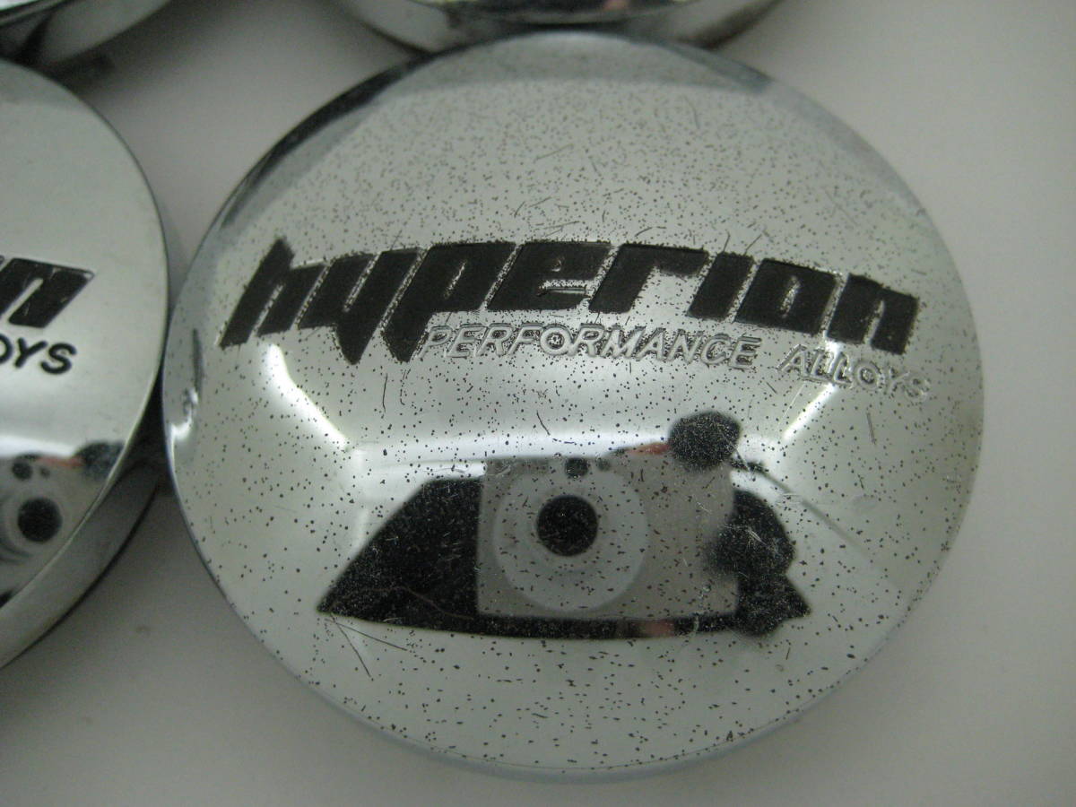 k6308 ハイペリオン hyperion アルミホイール用センターキャップ中古4個 C-175_画像5