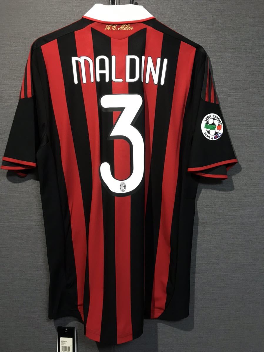 ACミラン 09-10 H XL マルディーニ 3 引退モデル 新品タグ付 サッカー