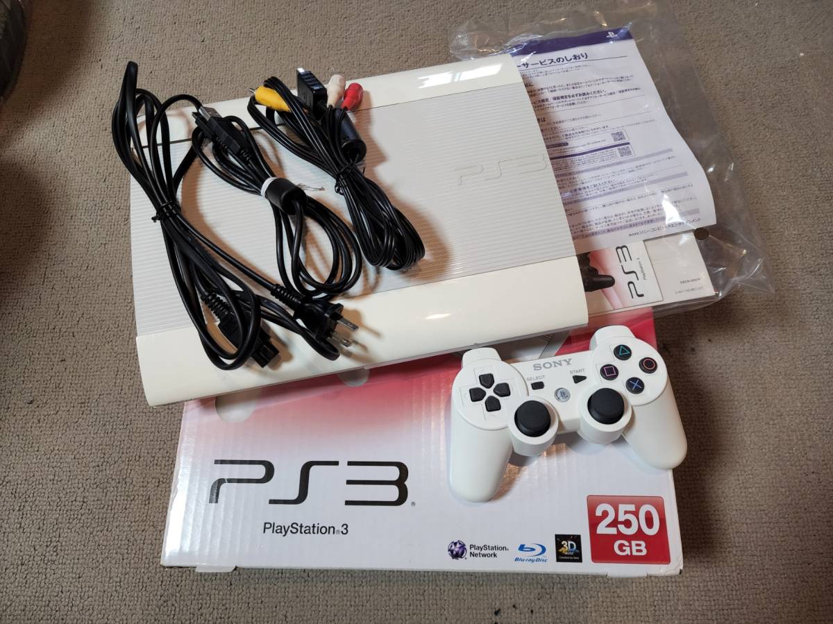 SONY PlayStation3 PS3 CECH-4200B 250GB 薄型 クラシックホワイト