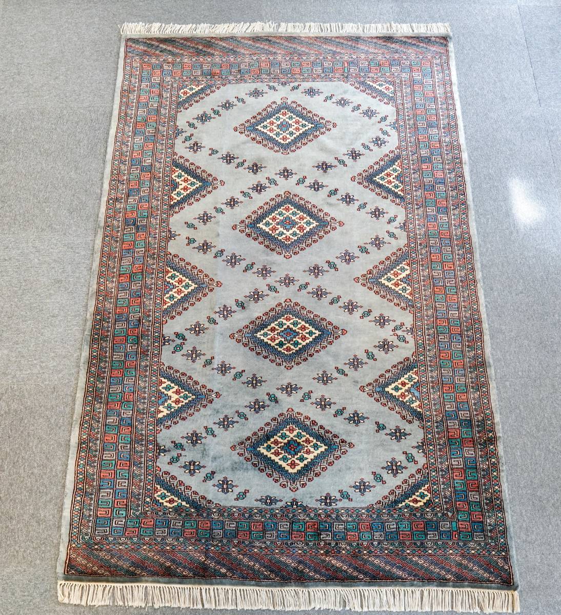 パキスタン手織り絨毯 ウール size:191×122cm リビングラグ | labiela.com