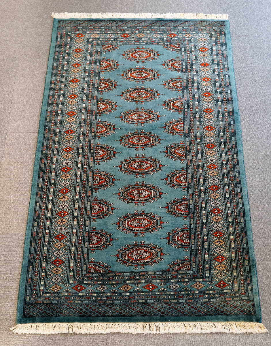 パキスタン手織り絨毯 ウール size:159×95cm　アクセントラグ