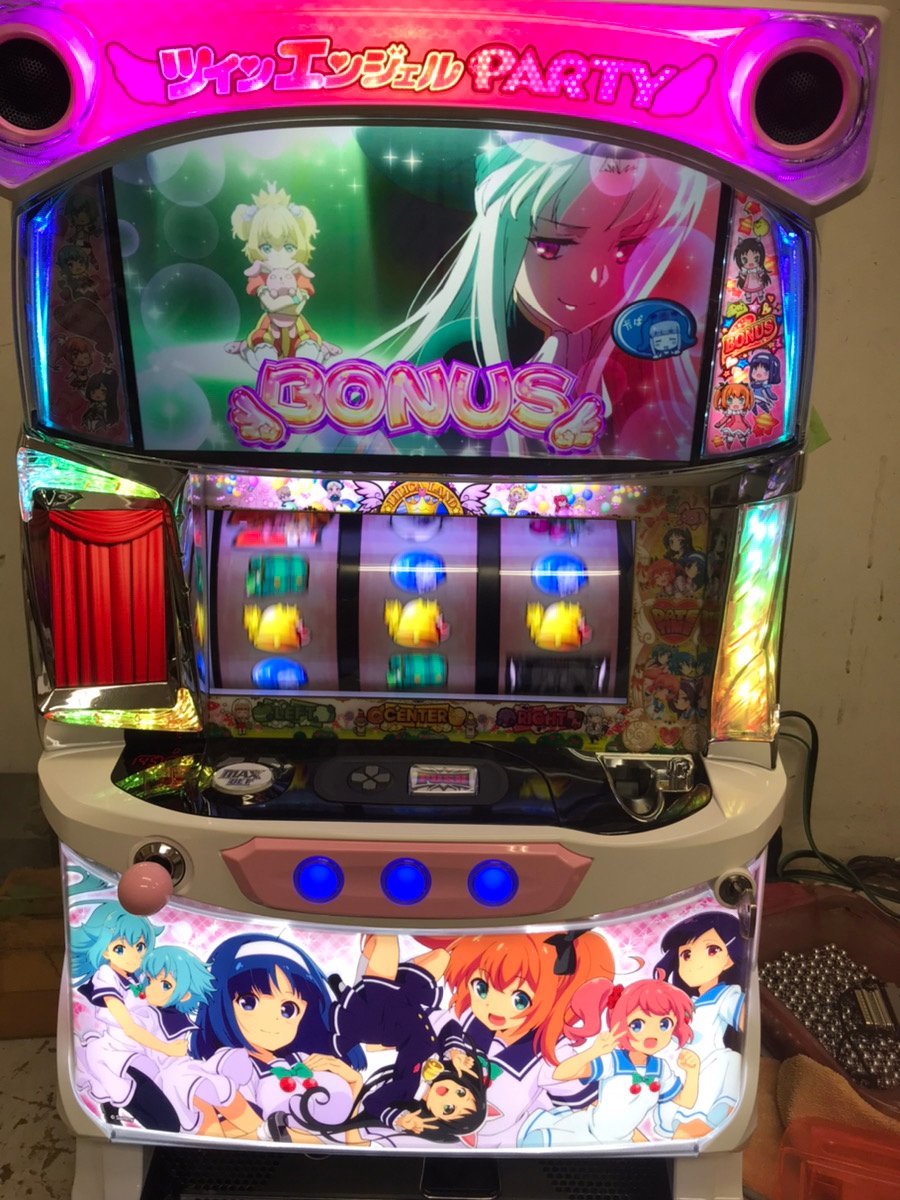 パチスロ実機 ツインエンジェルPARTY 自宅まで配送-