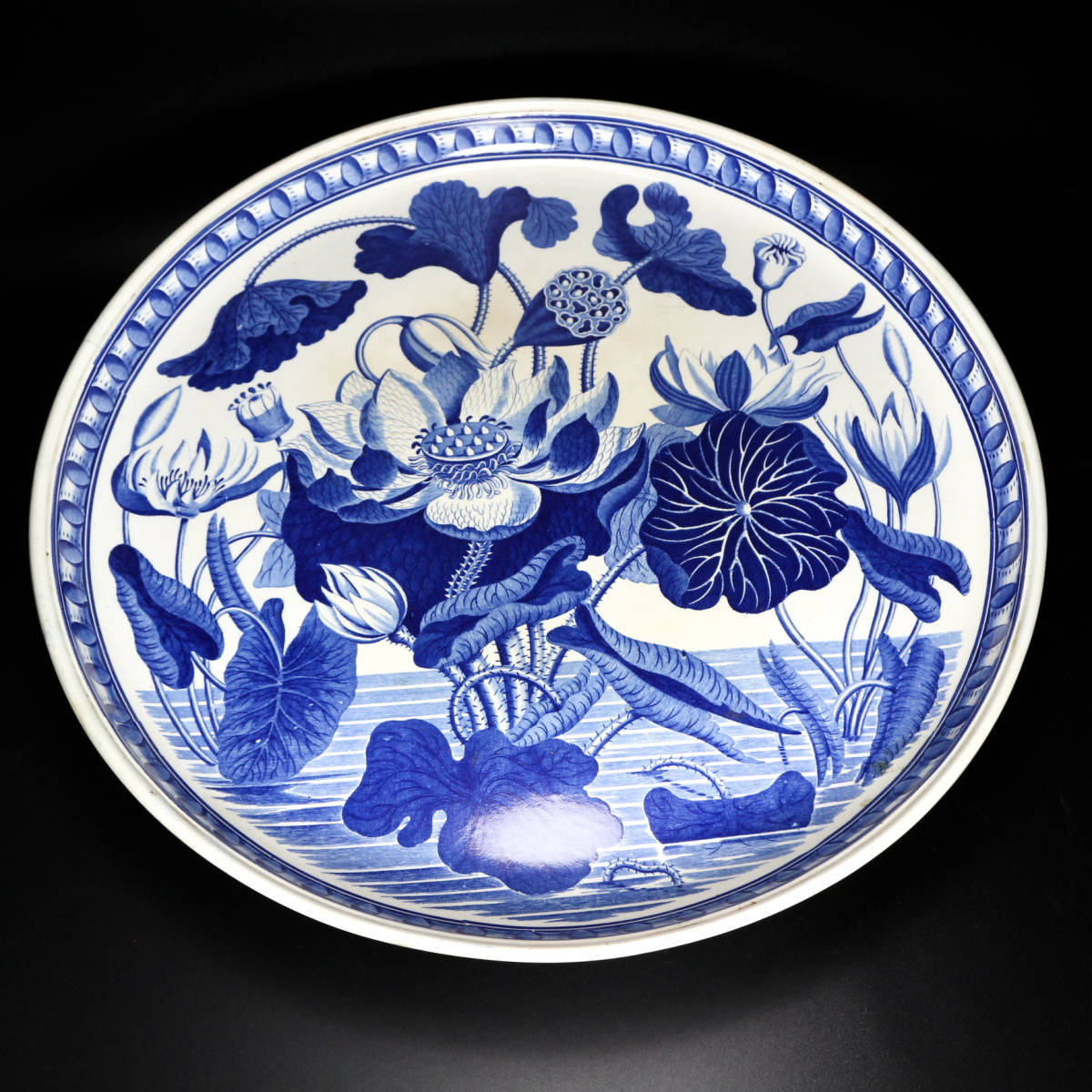 WEDGWOOD / アンティーク / 大皿 / 花模様 / 陶器 / 洋食器 / ウェッジウッド_画像1