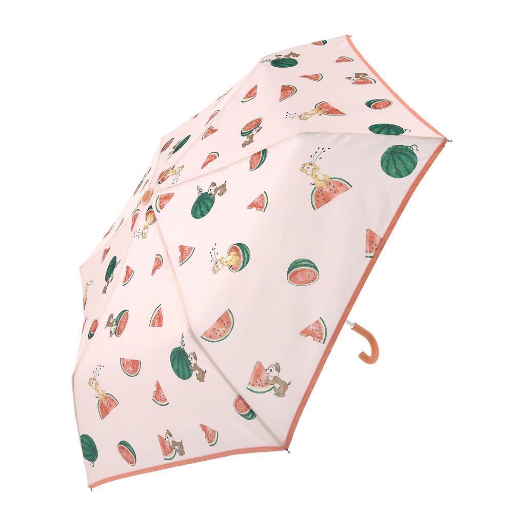 【新品・未使用品タグ付き】ディズニーDisneyチップ＆デール晴雨兼用おりたたみカサ折りたたみ傘チプデ折り畳み傘 雨具レイングッズ雨傘