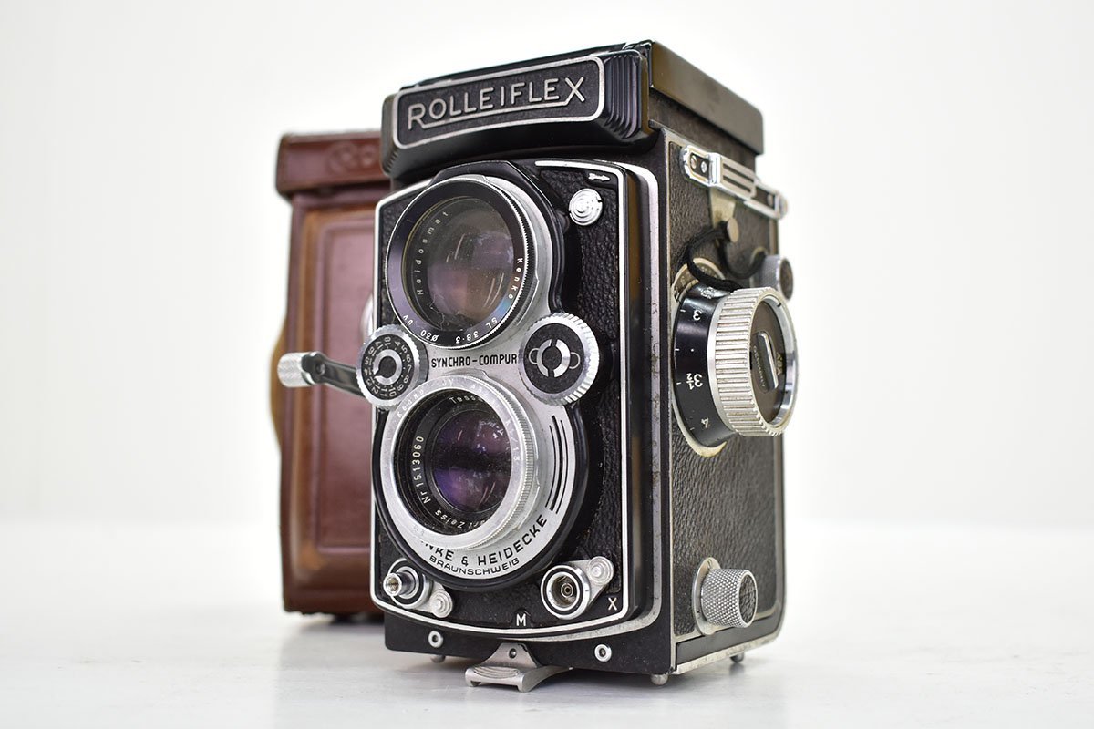 ROLLEIFLEX Tessar F3.5 75mm 二眼レフカメラ ケース、付属品