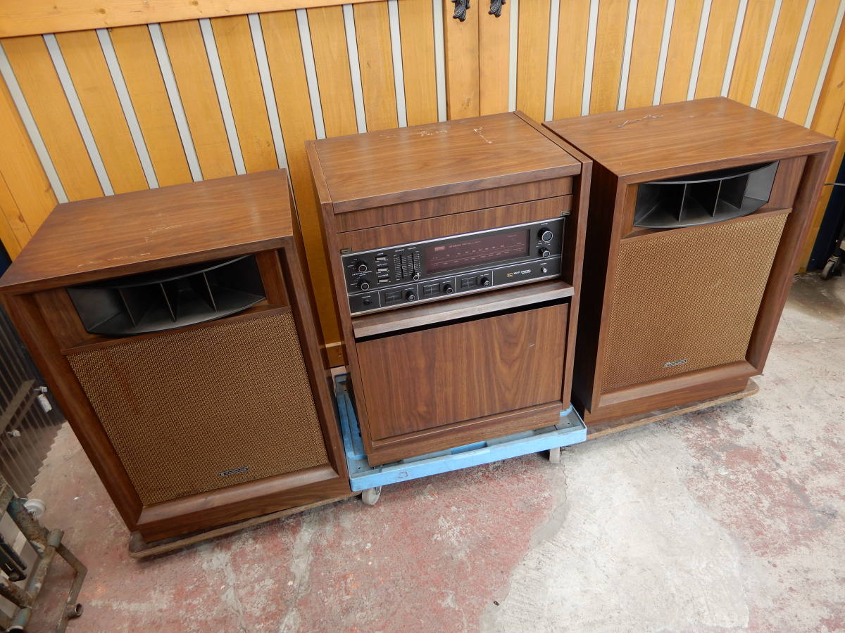 19600円価格 安い 店名 昭和レトロ Technics ステレオセット