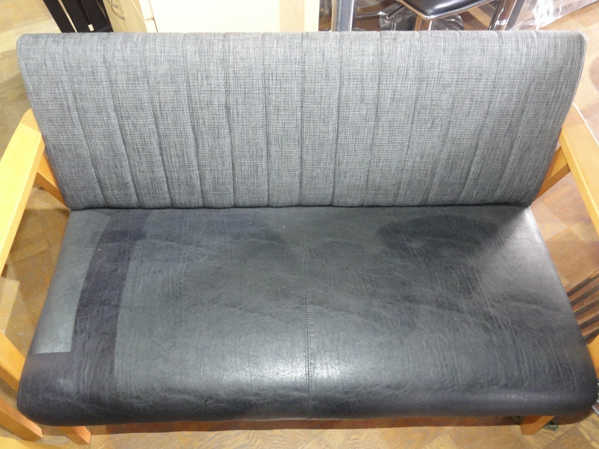 TTOWN recycle goods two seater . sofa W1200xD600xH770mm Nara .. pickup possible 