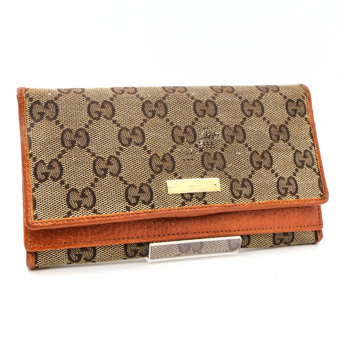 海外並行輸入正規品 長財布 《希少》GUCCI ベージュ #大容量 #中古 #レディース #メンズ キャンバス オールドグッチ シマ GG柄 男性用財布 海外並行輸入正規品 長財布 《希少》GUCCI ベージュ #大容量 #中古 #レディース #メンズ キャンバス オールドグッチ シマ GG柄 男性用財布