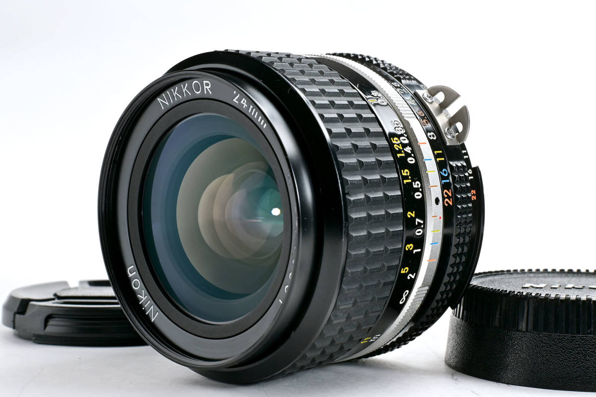 ■ Nikon Nikkor Ai-s 24mm F2.8 ニコン 美品 MF テスト撮影済 綺麗 #22 9-3