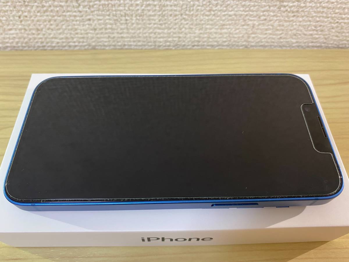 iPhone13 mini 128gb ブルー SIMフリー バッテリー状態100％(iPhone 
