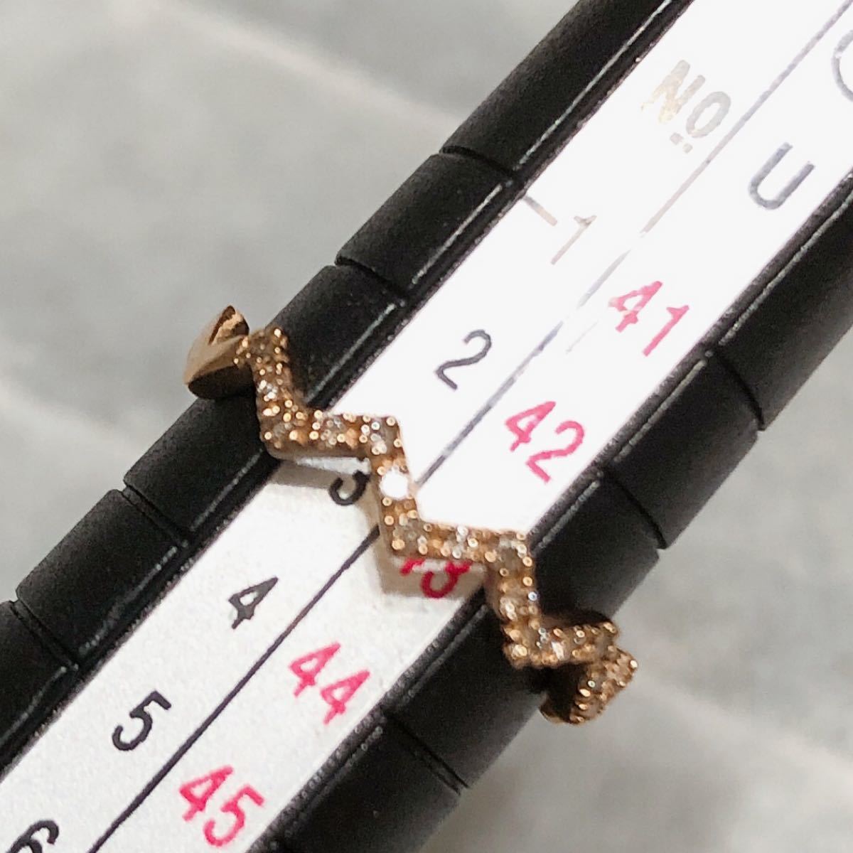 agete ギザギザリング 0.08ct K10YG 3号 | www.unimerfertilizzanti.it