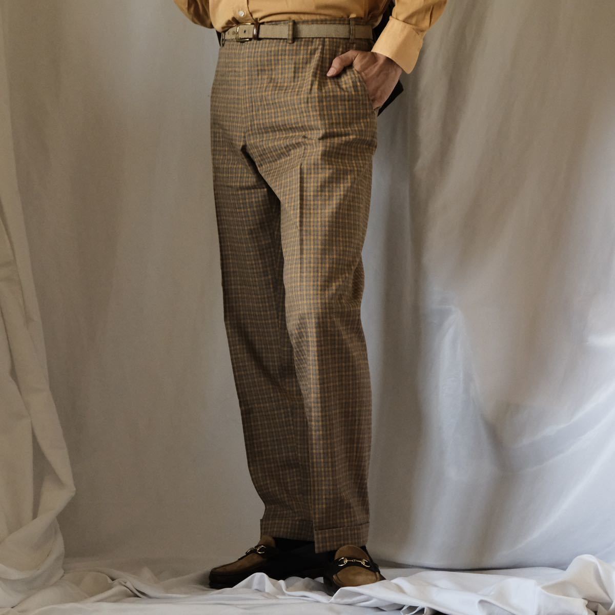 値下げしました新品未使用タグ付】イタリア製『Brioni』綿麻5ポケット