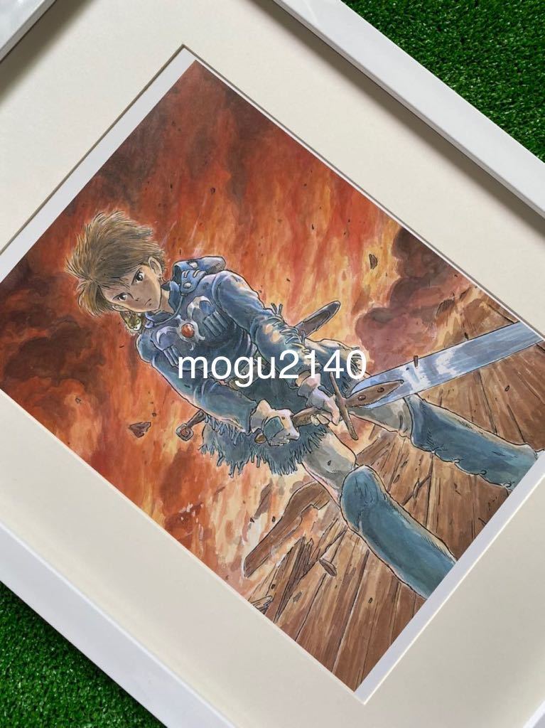 額装品】ジブリ ナウシカ ポスター 宮崎駿 イメージ図 レイアウト図