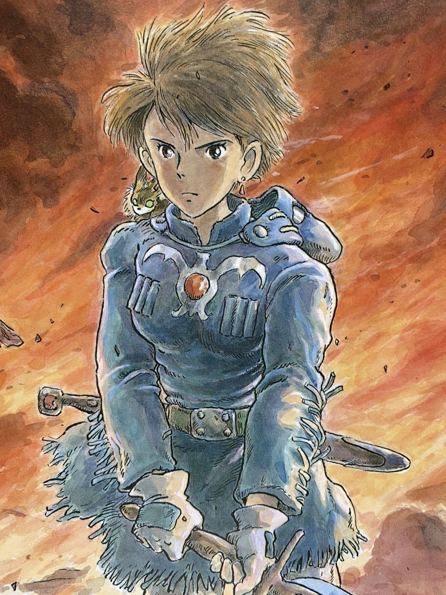 額装品】ジブリ ナウシカ ポスター 宮崎駿 イメージ図 レイアウト図
