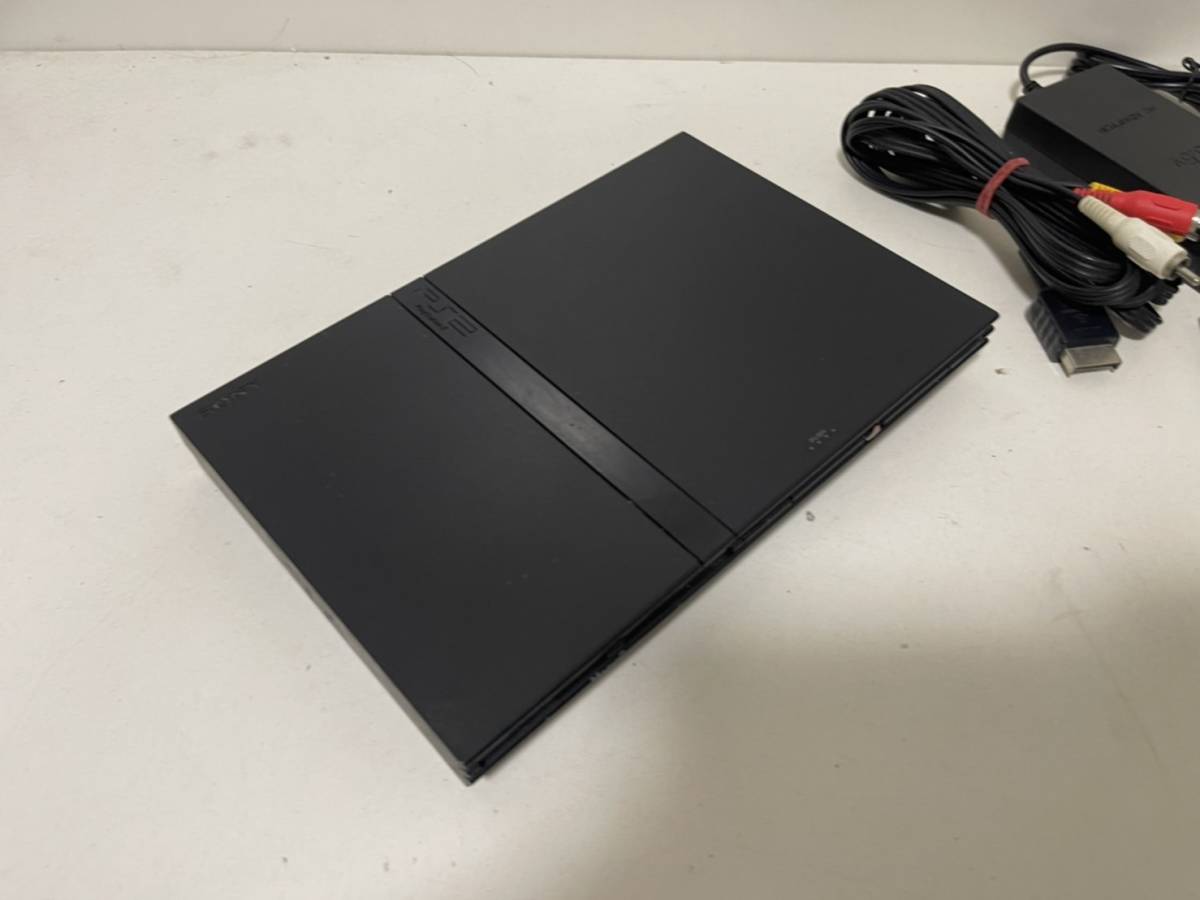 ソニー 薄型 PS2 本体セット SCPH-70000】ブラック【動作確認済み