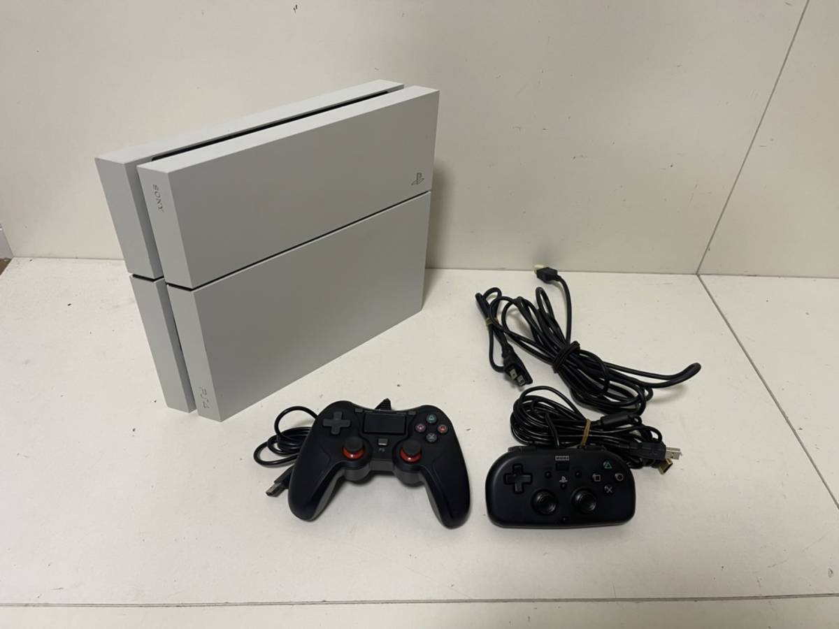 ソニー PS4 本体セット FW 8.03/HDD 500GB】CUH-1200A グレイシャー