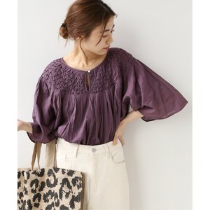  free shipping! JOURNAL STANDARD relume shirt blouse cotton Boyle k link rusmo King purple purple 