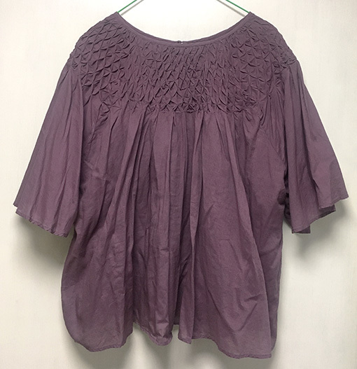  free shipping! JOURNAL STANDARD relume shirt blouse cotton Boyle k link rusmo King purple purple 