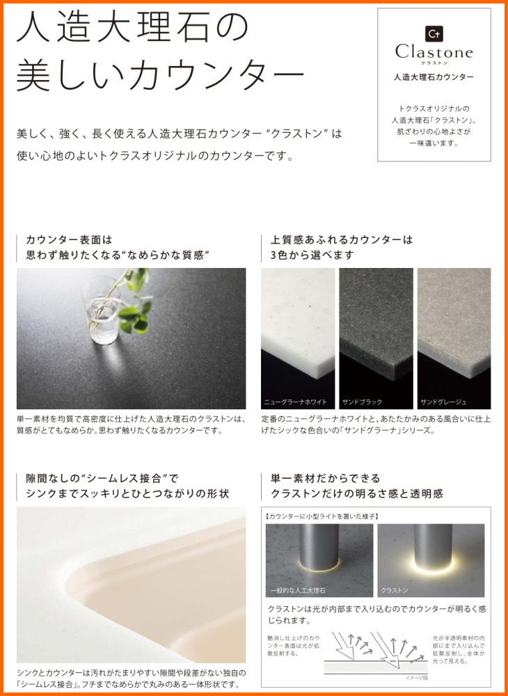 ※別途IHコンロ・食洗機付有!トクラス システムキッチン Bb(ビービー)2400 I型 開き扉プラン 送料無料 64%オフ 海外発送可 S_画像3
