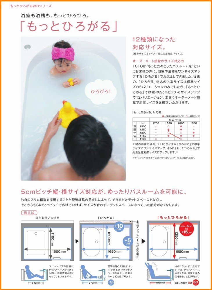 ※別途浴室暖房機付有！ TOTO マンションリモデルバスルーム WBシリーズ 1316A Tタイプ 送料無料 55％オフ S_画像3