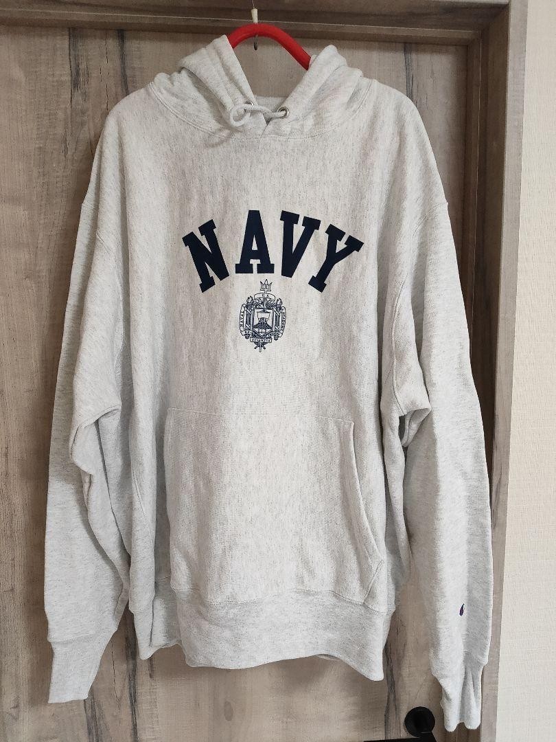 XL 新品 champion チャンピオン リバースウィーブ US NAVY ネイビー