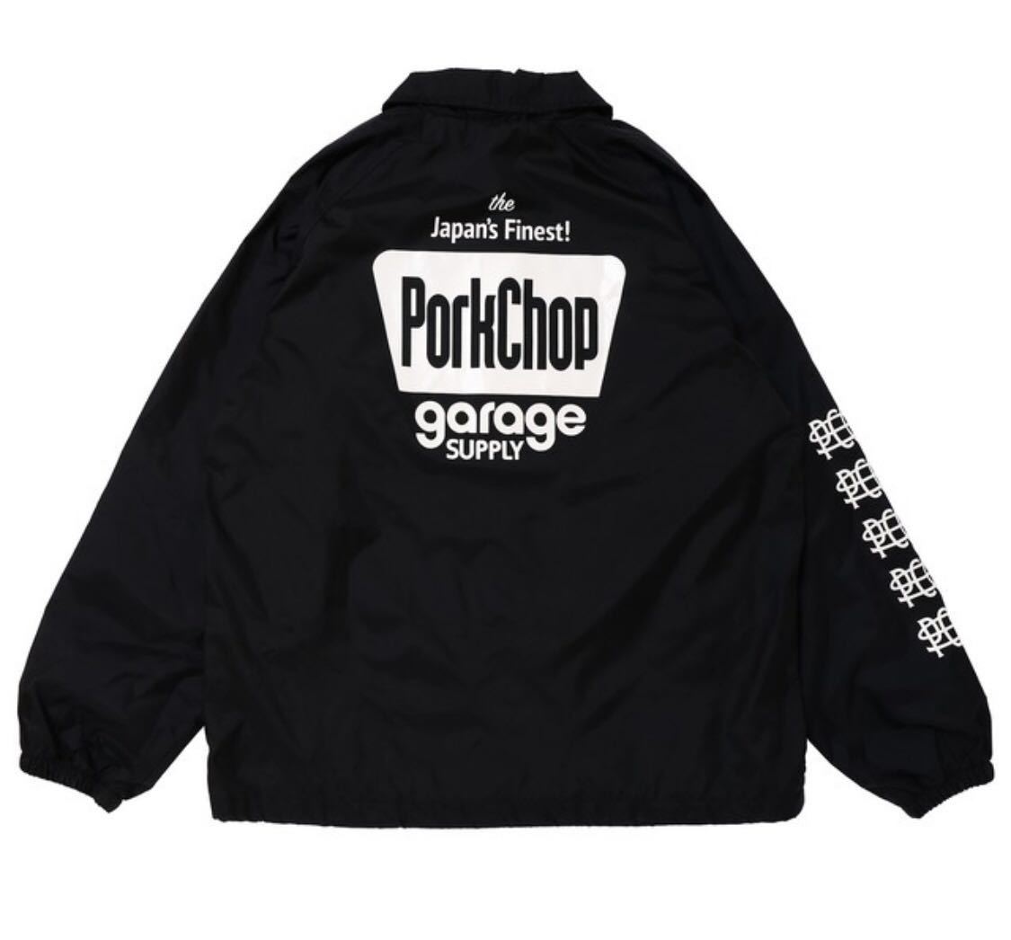 PORKCHOP FINEST COACH JKT ポークチョップ コーチジャケット ブラック