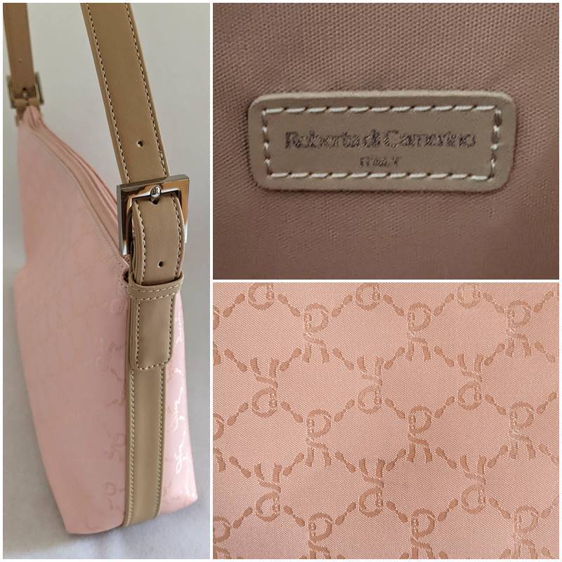 Roberta di Camerino Roberta di Camerino * one shoulder bag handbag * pink Logo shoulder ..* pretty 