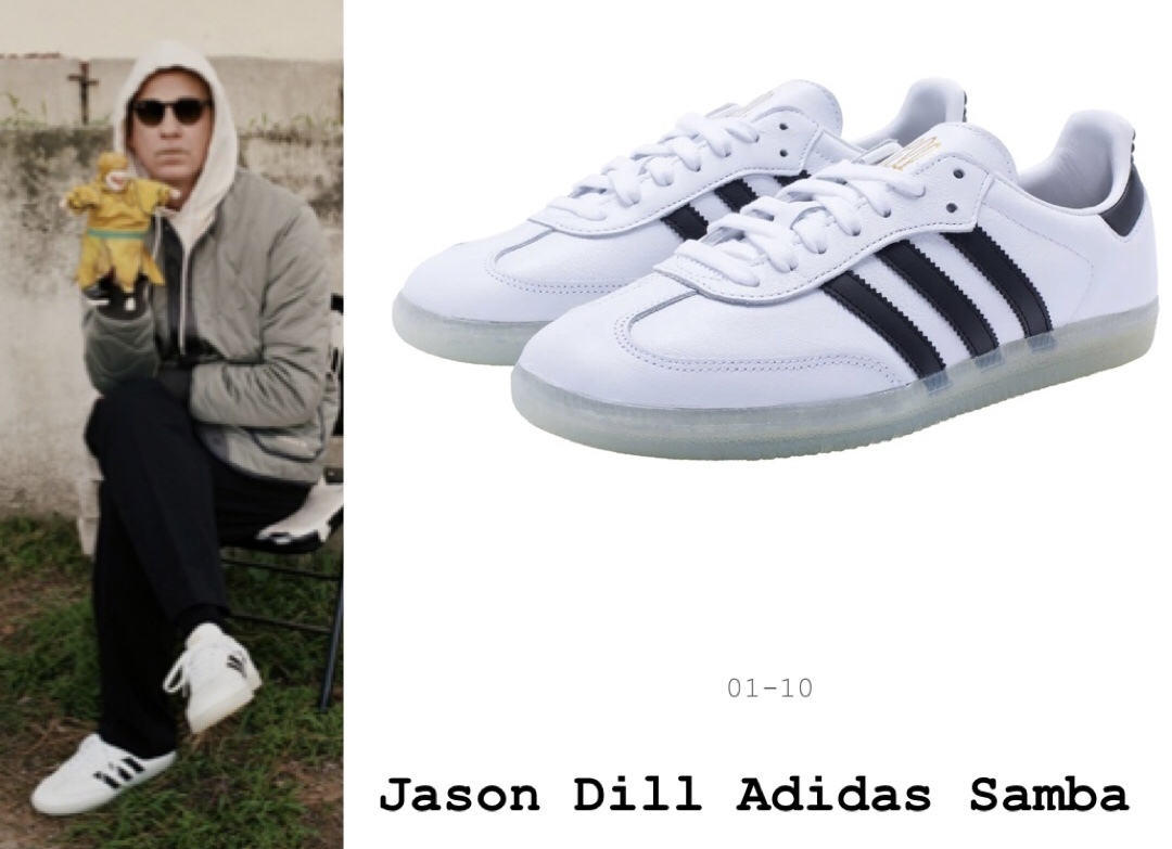 即決 26cm US8 送料無料 国内正規品 22SS Jason Dill × Adidas Samba White / Black / Gold_画像1