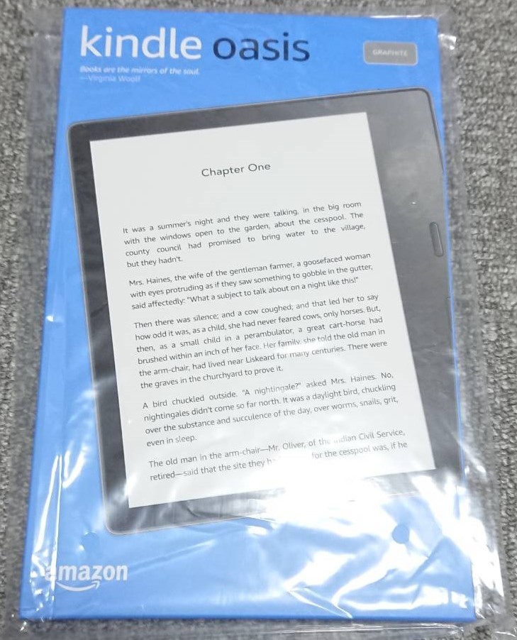 [ new goods * unopened ]Kindle Oasis color style adjustment light installing wifi 8GB advertisement attaching E-reader guarantee equipped 