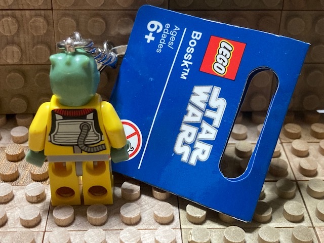 希少品 ☆レゴ LEGO ☆ スターウォーズ Star Wars ☆ ミニフィグキーホルダー ☆ バウンティーハンター ボスク Bossk ☆ 新品 2011年発売_画像2