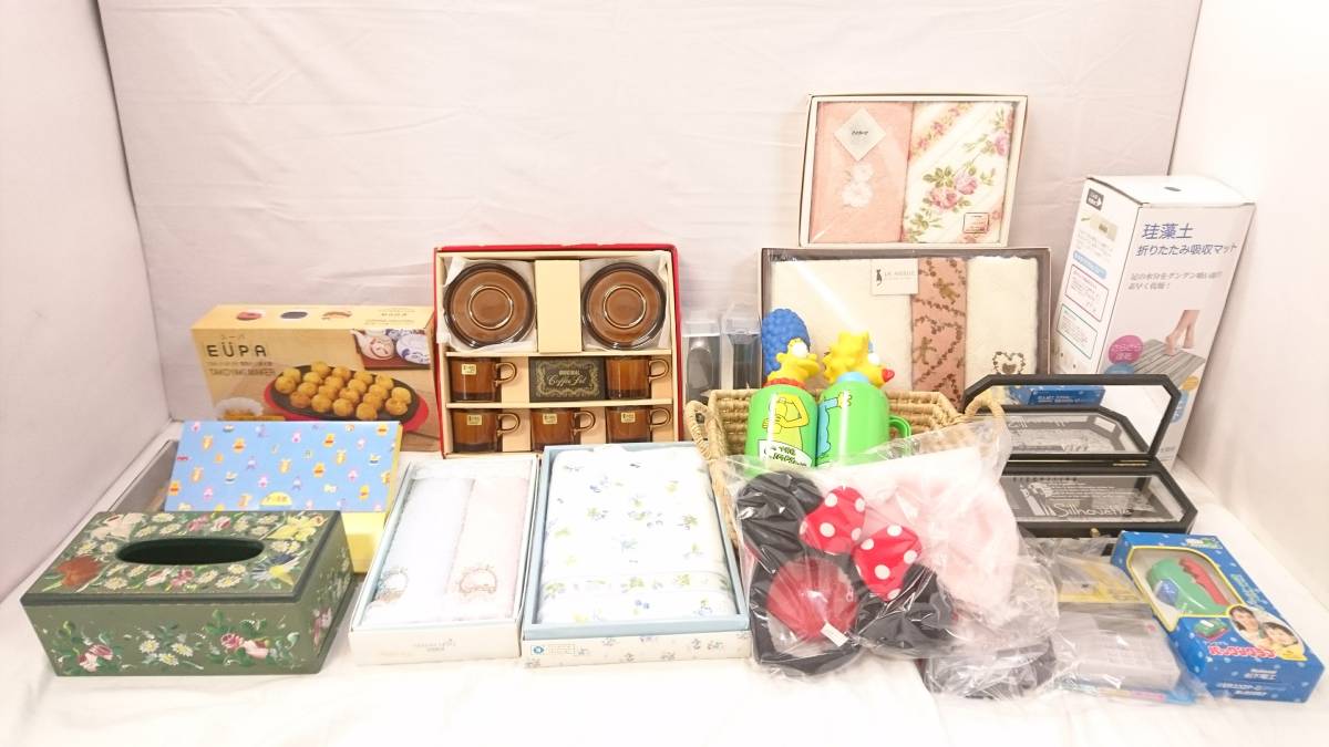 未使用品~USED品】たこ焼き器 カップ&ソーサー タオル他 生活雑貨お