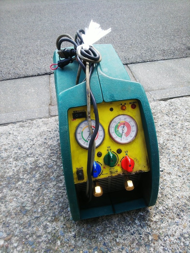アサダ エコセーバーテトラ フロン回収機 冷媒回収機 実働 使用品 smk