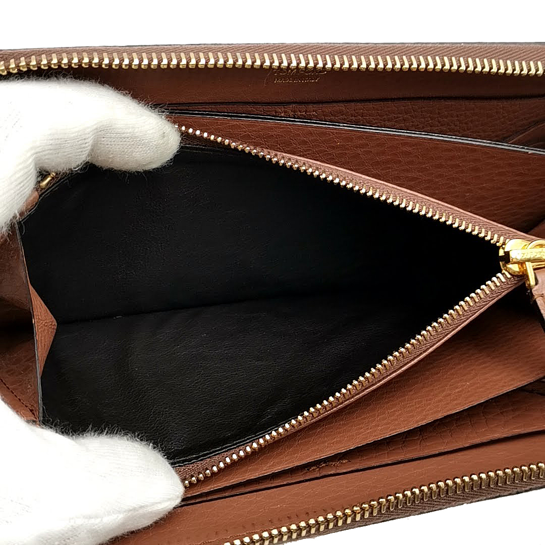 送料無料 美品 トムフォード TOM FORD 長財布 ラウンドファスナー