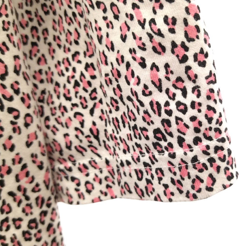 シュプリーム 22SS スモールボックスロゴTシャツ ピンクレオパード カットソー ピンク Lサイズ_画像7